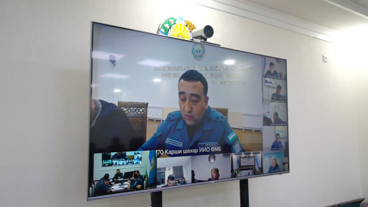 Qashqadaryo viloyati Ichki ishlar boshqarmasida jinoyatlarni oldini olish va fosh etish tanqidiy-tahlil etildi