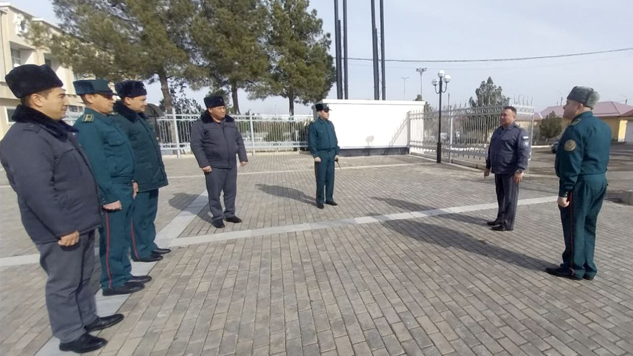 Ichki ishlar vaziri oʻrinbosari general-mayor Baxodir Mirzaraximov Navoiy viloyati Transportda xavfsizlikni taʼminlash boshqarmasiga tashrif buyurdi