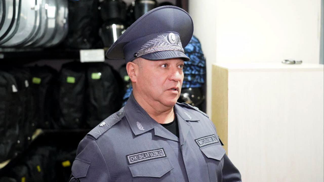 Ichki ishlar vaziri oʻrinbosari general-mayor Baxodir Mirzaraximov Qashqadaryo viloyatida oʻrganishlarni boshladi