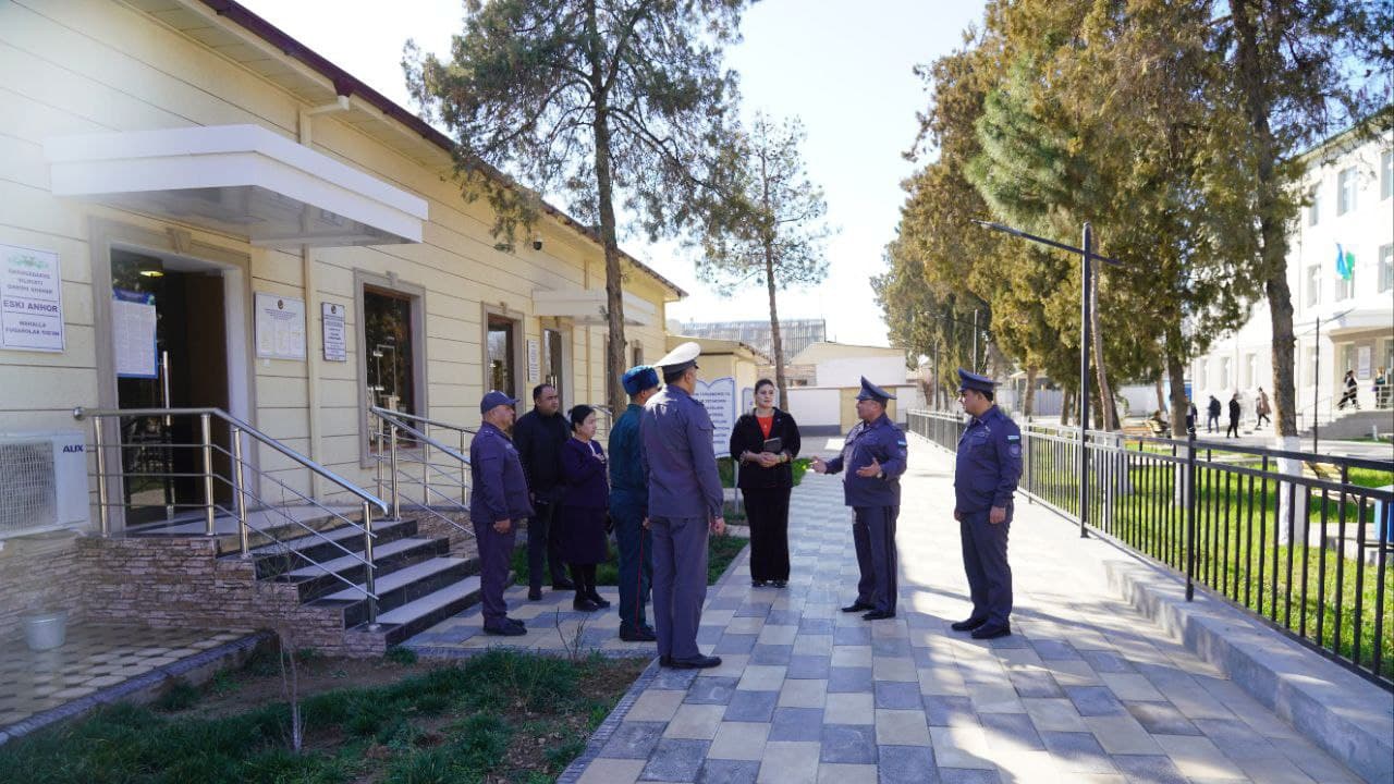 Ichki ishlar vaziri oʻrinbosari general-mayor Baxodir Mirzaraximov Qashqadaryo viloyatida oʻrganishlarni boshladi