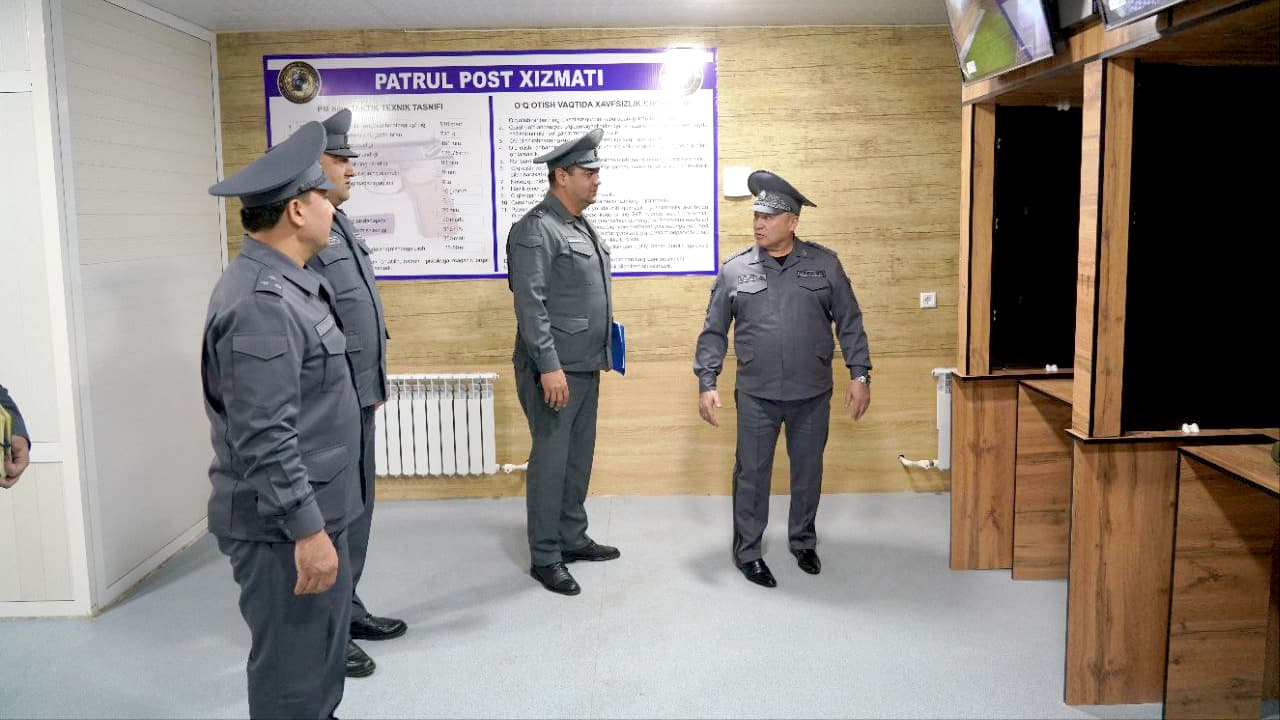 Ichki ishlar vaziri oʻrinbosari general-mayor Baxodir Mirzaraximov Qashqadaryo viloyatida oʻrganishlarni boshladi