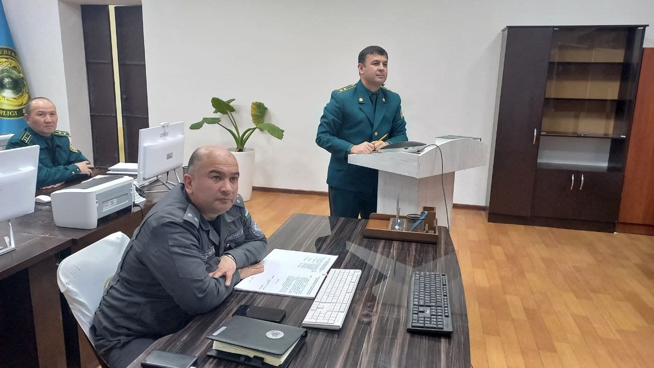 Организован онлайн мастер-класс с курсантами Академии МВД Республики Узбекистан