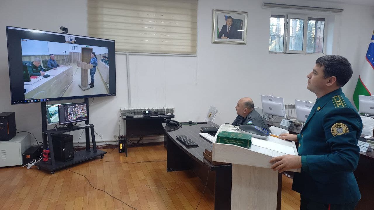 Организован онлайн мастер-класс с курсантами Академии МВД Республики Узбекистан