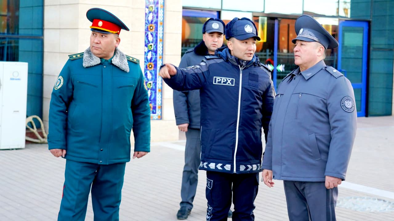 The Deputy Minister of Internal Affairs, Major General Bahadir Mirzarahimov, visited the Transport Security Department of Kashkadarya region