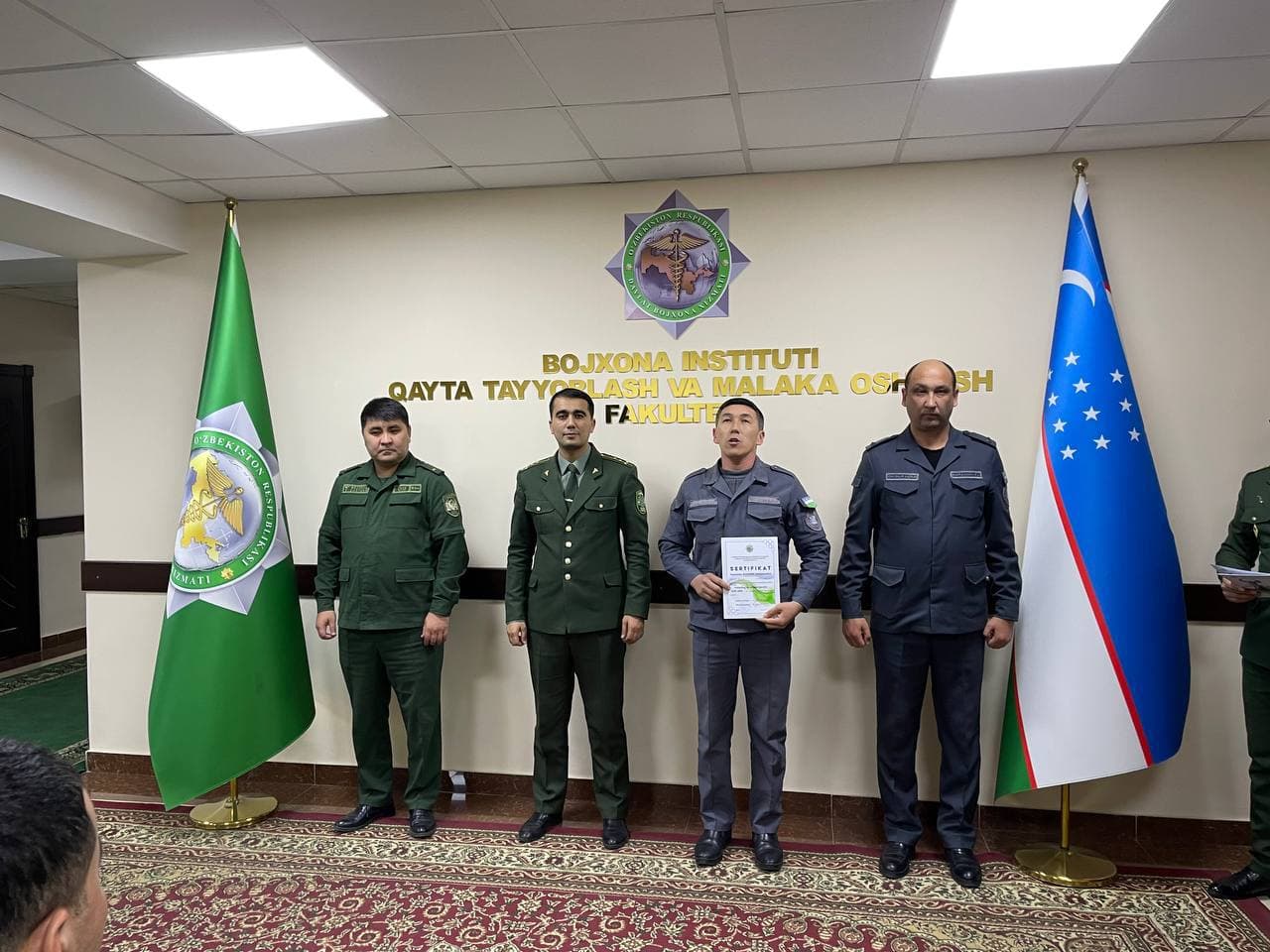 A short-term training course for employees of MIA penal correction institutions was successfully completed at the Faculty of Retraining and Advanced Training of the Customs Institute for the first time