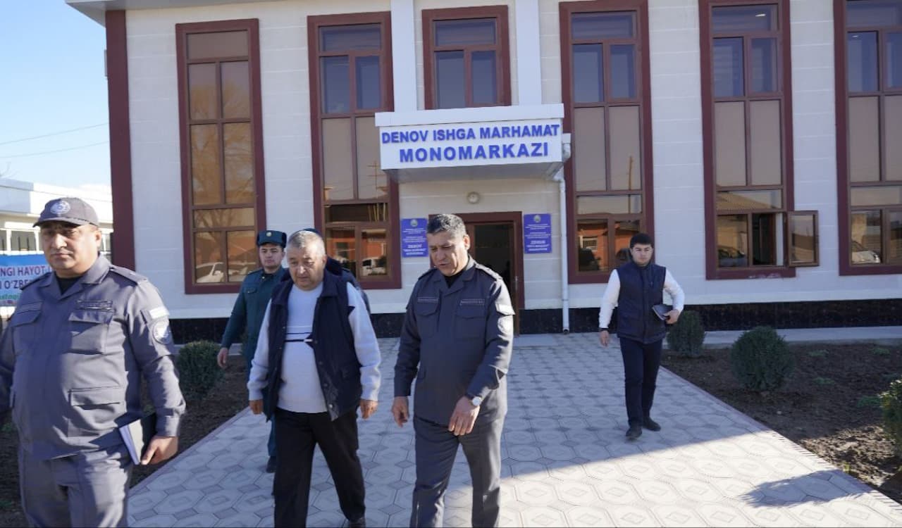 ИИВ Жамоат хавфсизлиги департаменти Ҳуқуқбузарликлар профилактикаси хизмати бошлиғи полковник Б.Э.Бердиалиев Сурхондарё вилоятидаги ижтимоий профилактика ҳолатини ўрганди