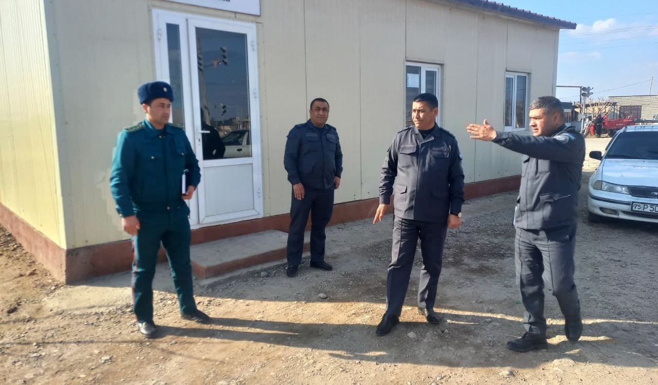 ИИВ Жамоат хавфсизлиги департаменти Ҳуқуқбузарликлар профилактикаси хизмати бошлиғи полковник Б.Э.Бердиалиев Сурхондарё вилоятидаги ижтимоий профилактика ҳолатини ўрганди