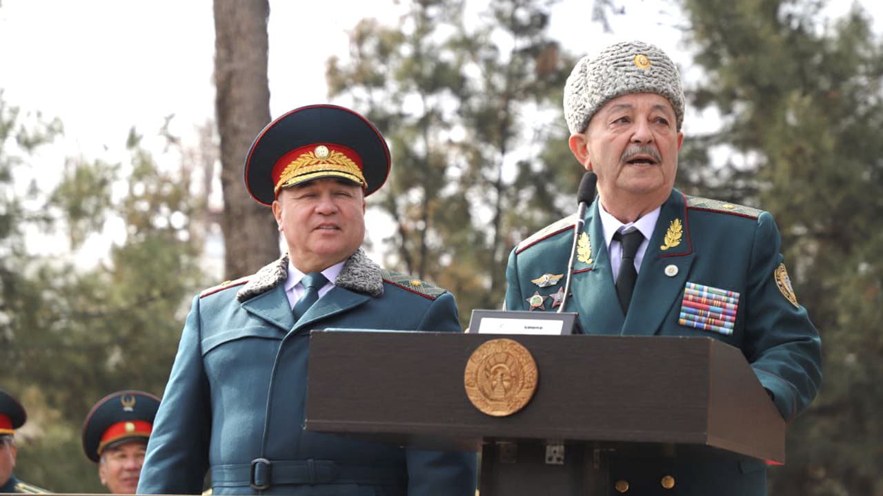 Ўзбекистон Республикаси ИИВ Қоровул қўшинлари қўмондонлигида Қоровул қўшинлари ташкил топганлигининг 25 йиллигига бағишланган тантанали тадбир бўлиб ўтди