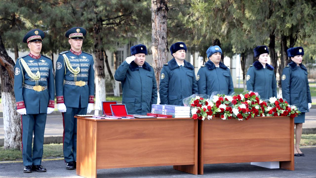 Ўзбекистон Республикаси ИИВ Қоровул қўшинлари қўмондонлигида Қоровул қўшинлари ташкил топганлигининг 25 йиллигига бағишланган тантанали тадбир бўлиб ўтди