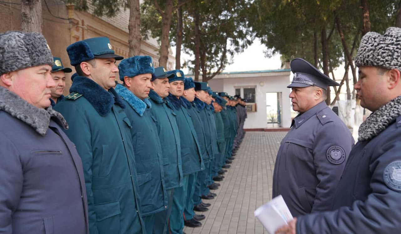 Ichki ishlar vaziri oʻrinbosari general mayor B.Yu.Mirzaraximov tomonidan Sirdaryo viloyati transportida xavfsizlikni taʼminlash boshqarmasi xodimlariga amalga oshirilishi zarur boʻlgan vazifalar belgilandi