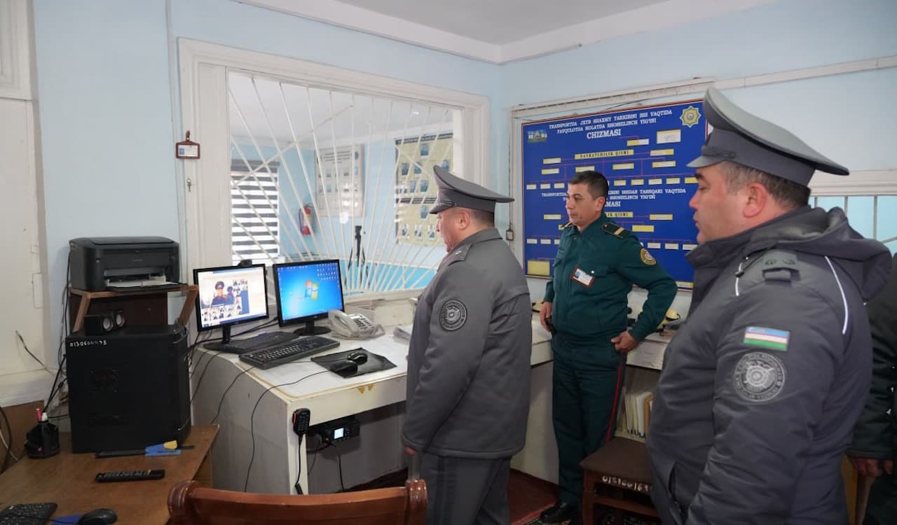 Ichki ishlar vaziri oʻrinbosari general mayor B.Yu.Mirzaraximov tomonidan Sirdaryo viloyati transportida xavfsizlikni taʼminlash boshqarmasi xodimlariga amalga oshirilishi zarur boʻlgan vazifalar belgilandi