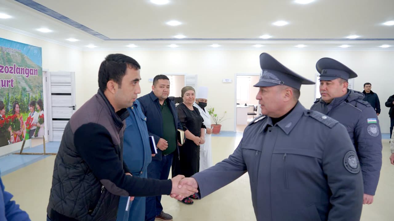 The Minister of Internal Affairs, Lieutenant-General Pulat Bobojonov, headed the republican working group to conduct inspections in all cities and districts of Sirdarya region