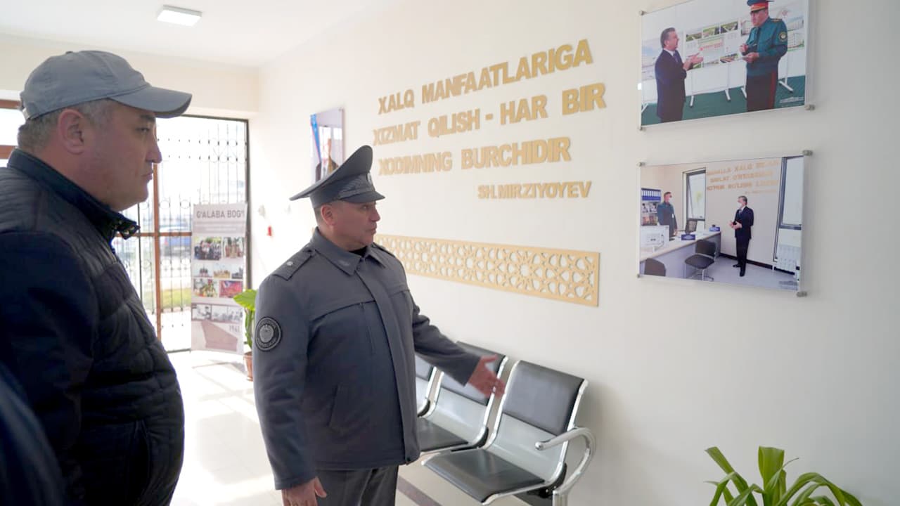 The Minister of Internal Affairs, Lieutenant-General Pulat Bobojonov, headed the republican working group to conduct inspections in all cities and districts of Sirdarya region