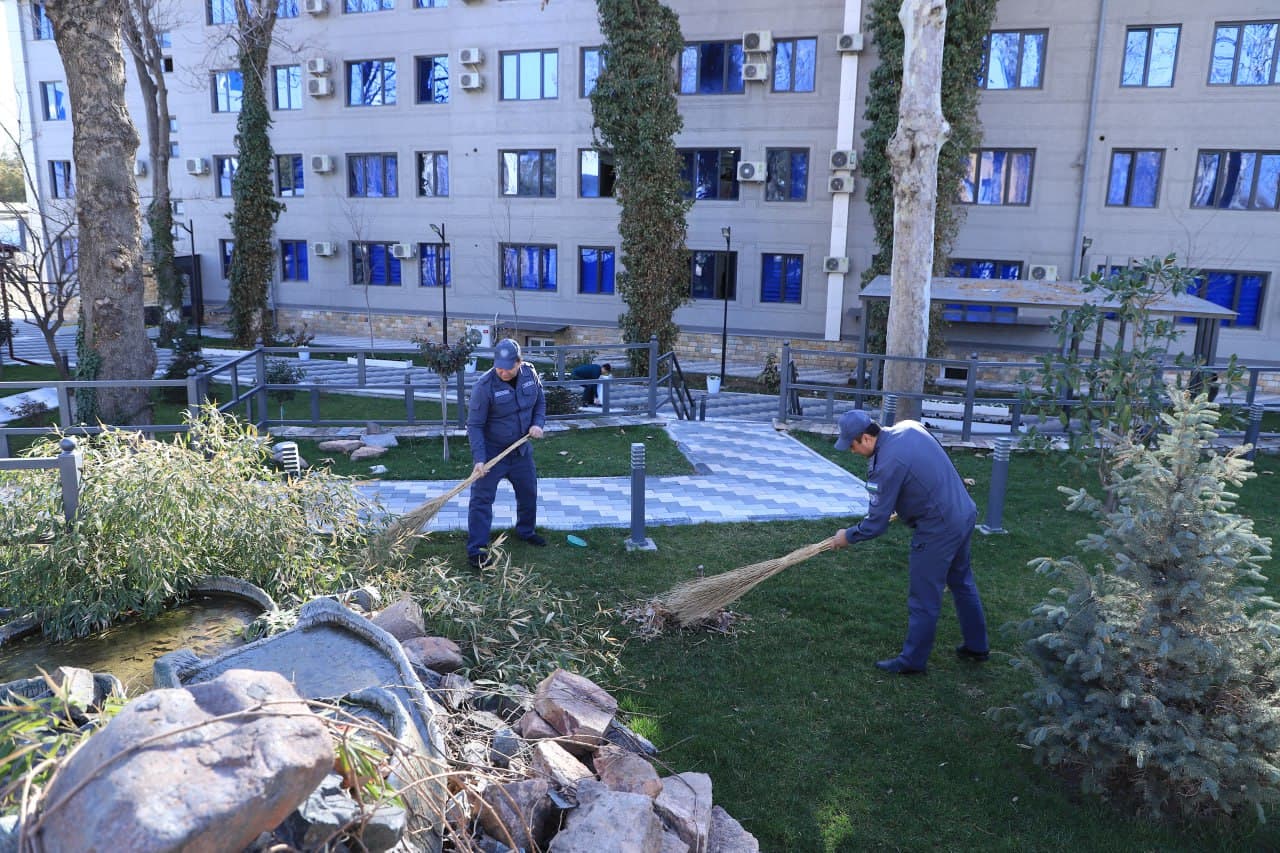 Ички ишлар вазирлигида Наврўз умумхалқ байрами олдидан хайрия ҳашар тадбирлари ташкил этилди