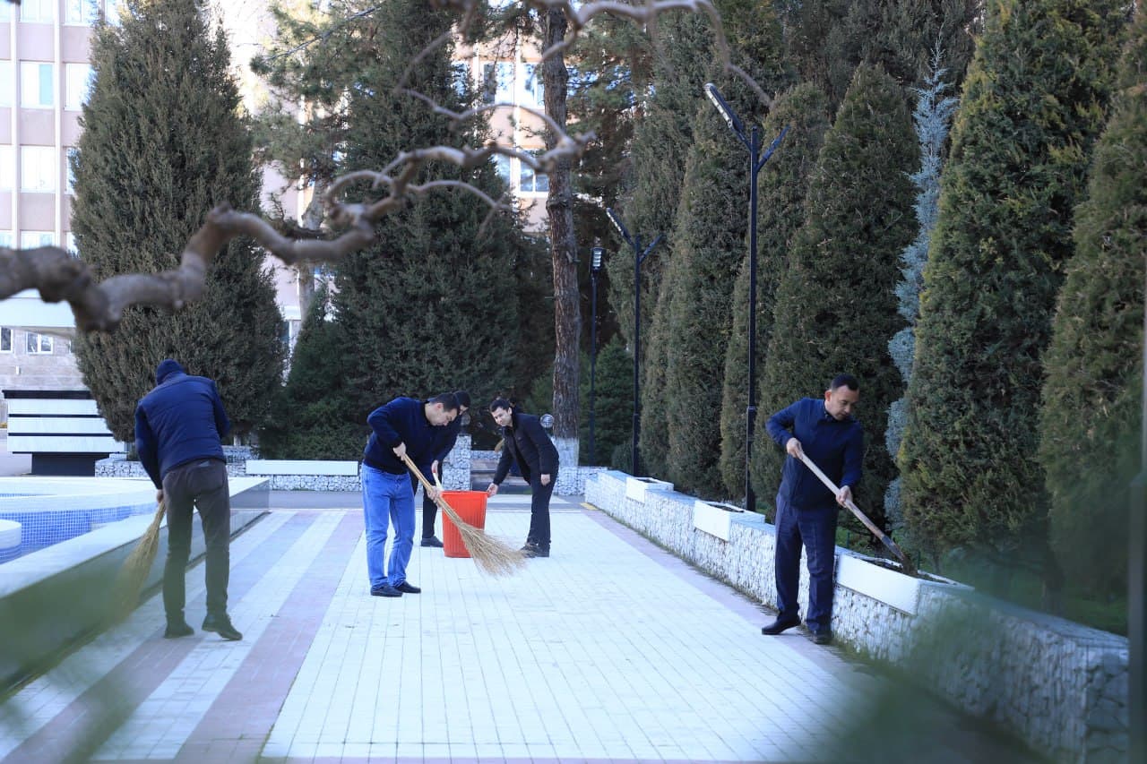 Ички ишлар вазирлигида Наврўз умумхалқ байрами олдидан хайрия ҳашар тадбирлари ташкил этилди