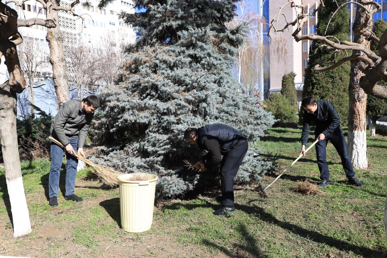 Ички ишлар вазирлигида Наврўз умумхалқ байрами олдидан хайрия ҳашар тадбирлари ташкил этилди