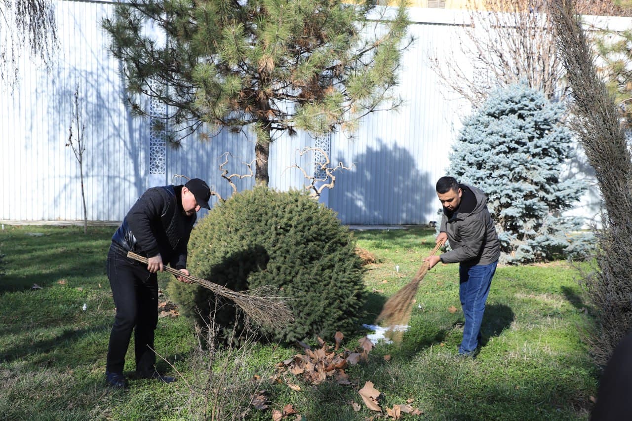 Ички ишлар вазирлигида Наврўз умумхалқ байрами олдидан хайрия ҳашар тадбирлари ташкил этилди
