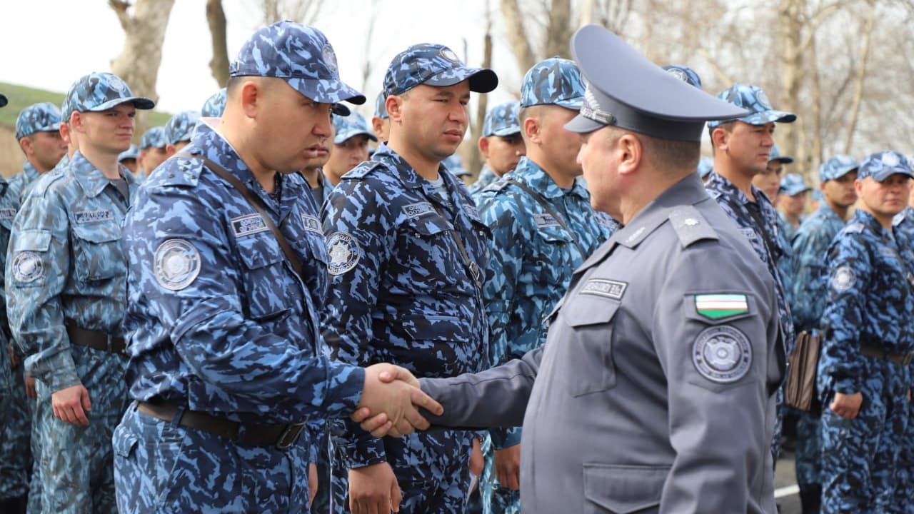 Ички ишлар вазирлиги Қоровул қўшинлари қўмондонлигига қарашли бирлашган дала ўқув марказига Ички ишлар вазири ўринбосари генерал-майор Баходир Мирзарахимов ташриф буюрди