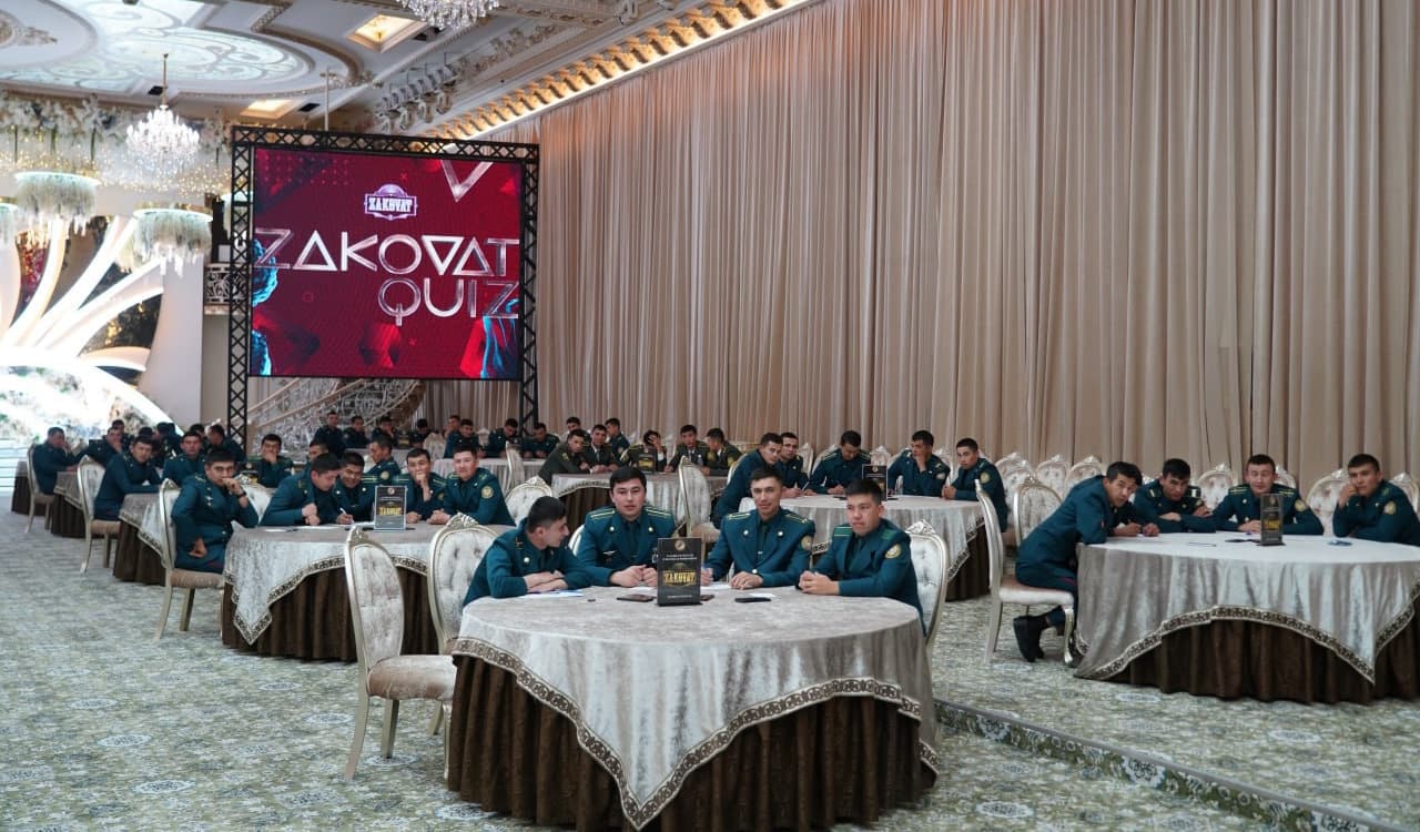 Среди сотрудников УВД Самаркандской области организована интеллектуальная игра «Заковат»