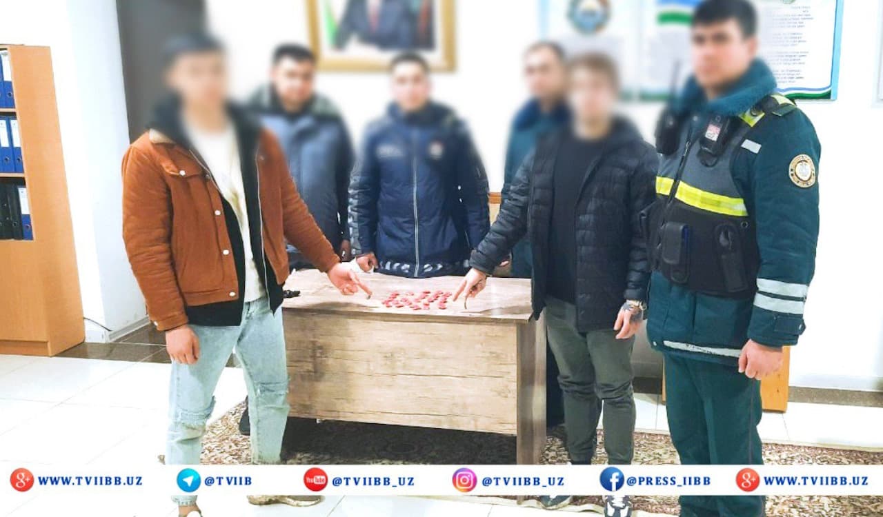 Сотрудники ГУВД Ташкентской области задержали наркоторговца (закладчика)