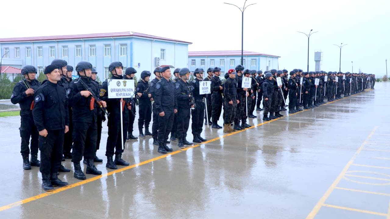 Стартовали традиционные соревнования по многоборью между сборными командами мобильных батальонов и отрядов особого назначения МВД
