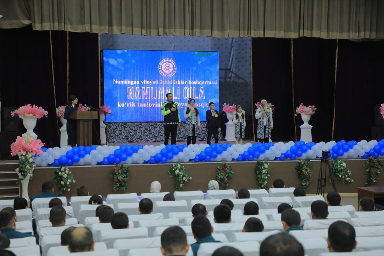 “Namunali oila” koʻrik-tanlovining Namangan viloyat bosqichi oʻtkazildi