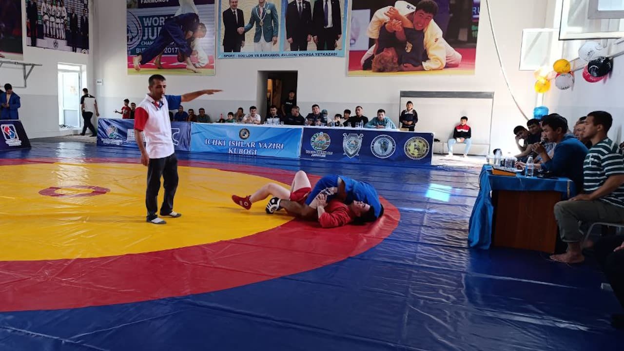 Qashqadaryo viloyati IIB polvonlari sambo musobaqasida gʻolib boʻlishdi