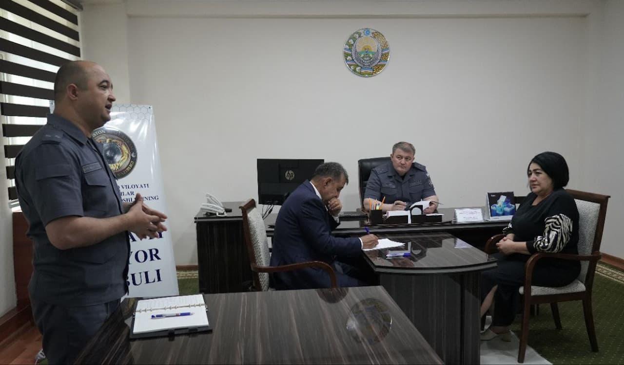 Surxondaryo viloyati IIB boshligʻining navbatdagi ommaviy sayyor qabuli boʻlib oʻtdi