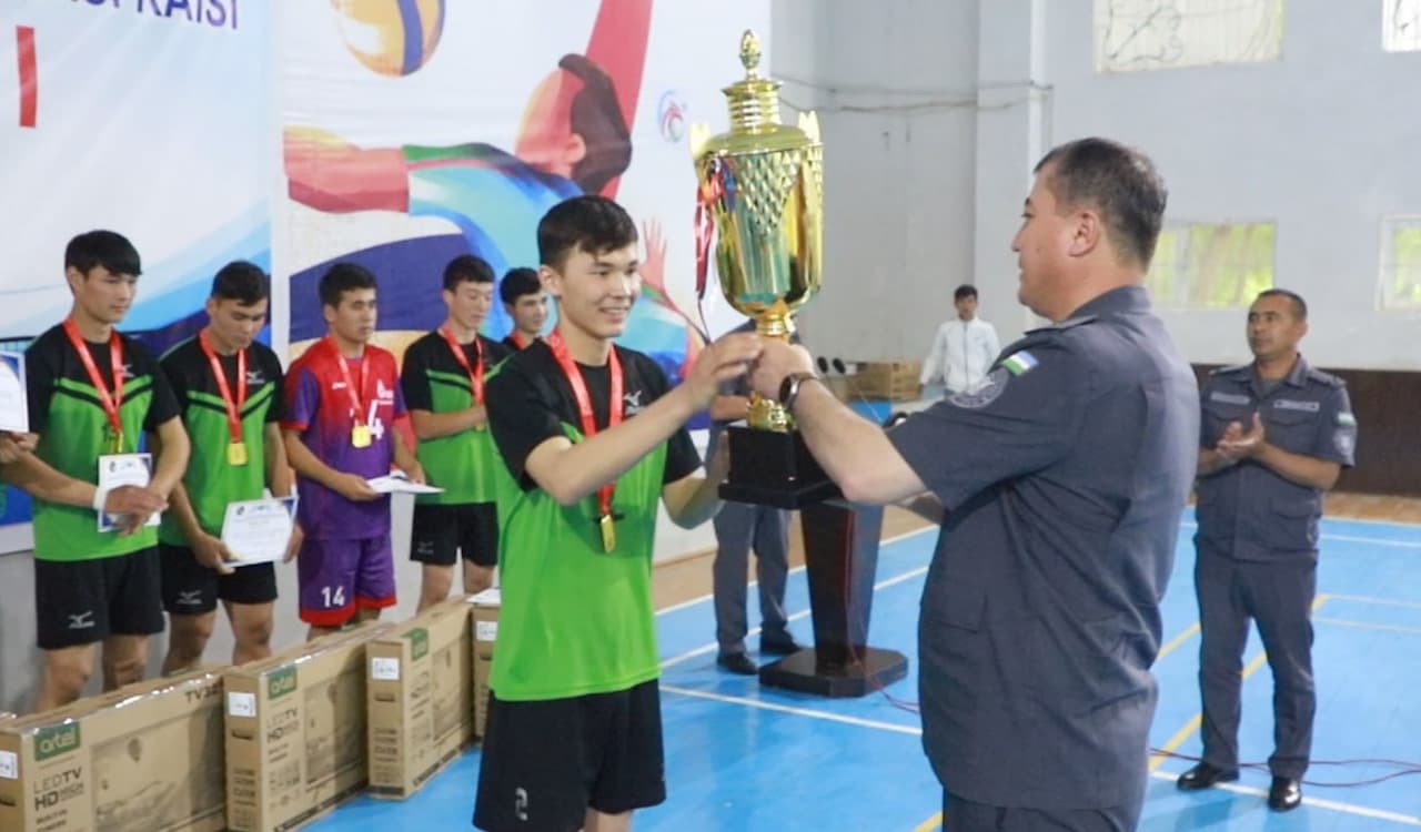 Қашқадарё вилоятида спортнинг волейбол тури бўйича «Ички ишлар вазири кубоги»нинг вилоят минтақа босқичи бўлиб ўтди