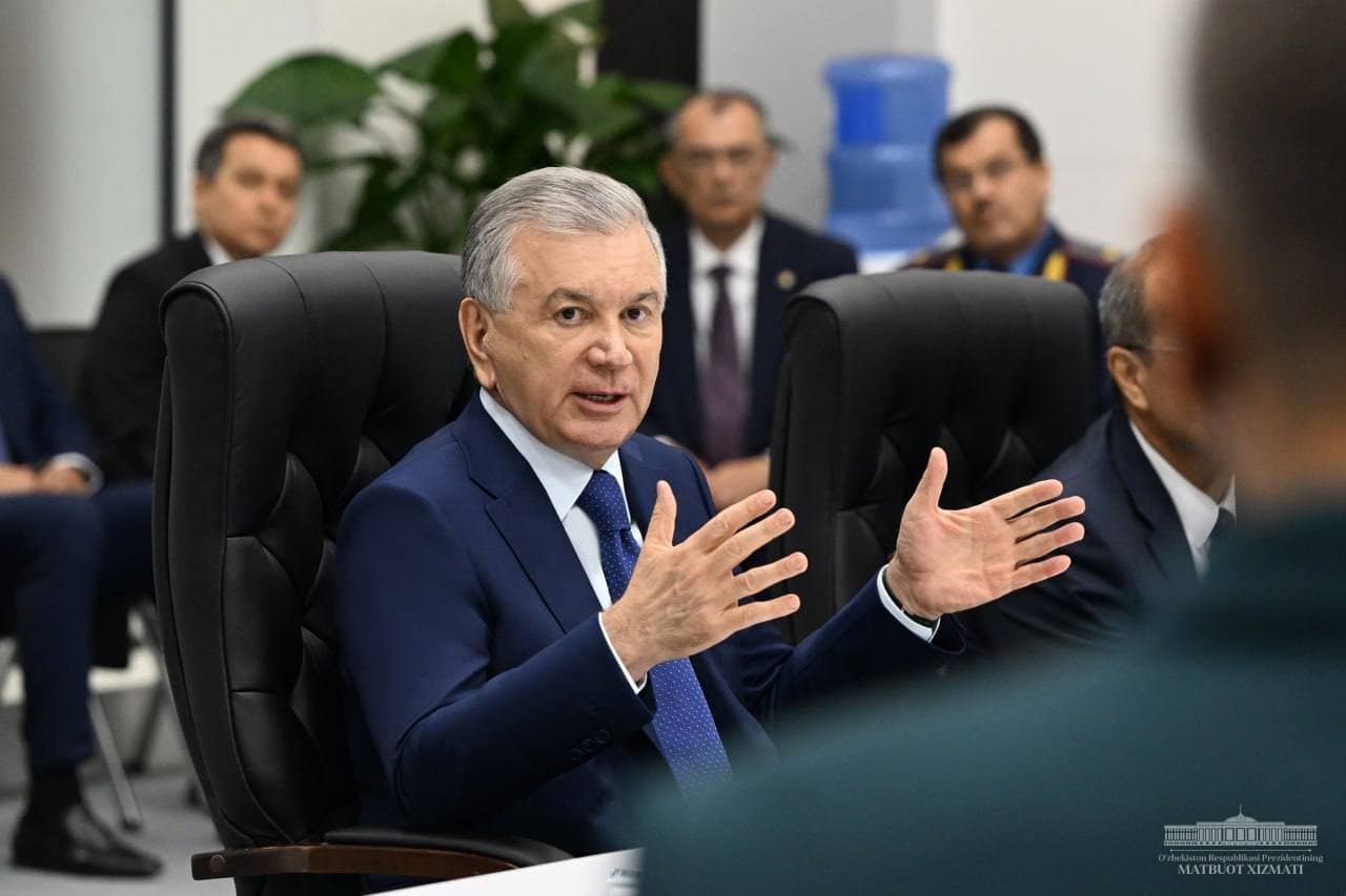 Президент ознакомился с проводимой работой в сфере общественной безопасности