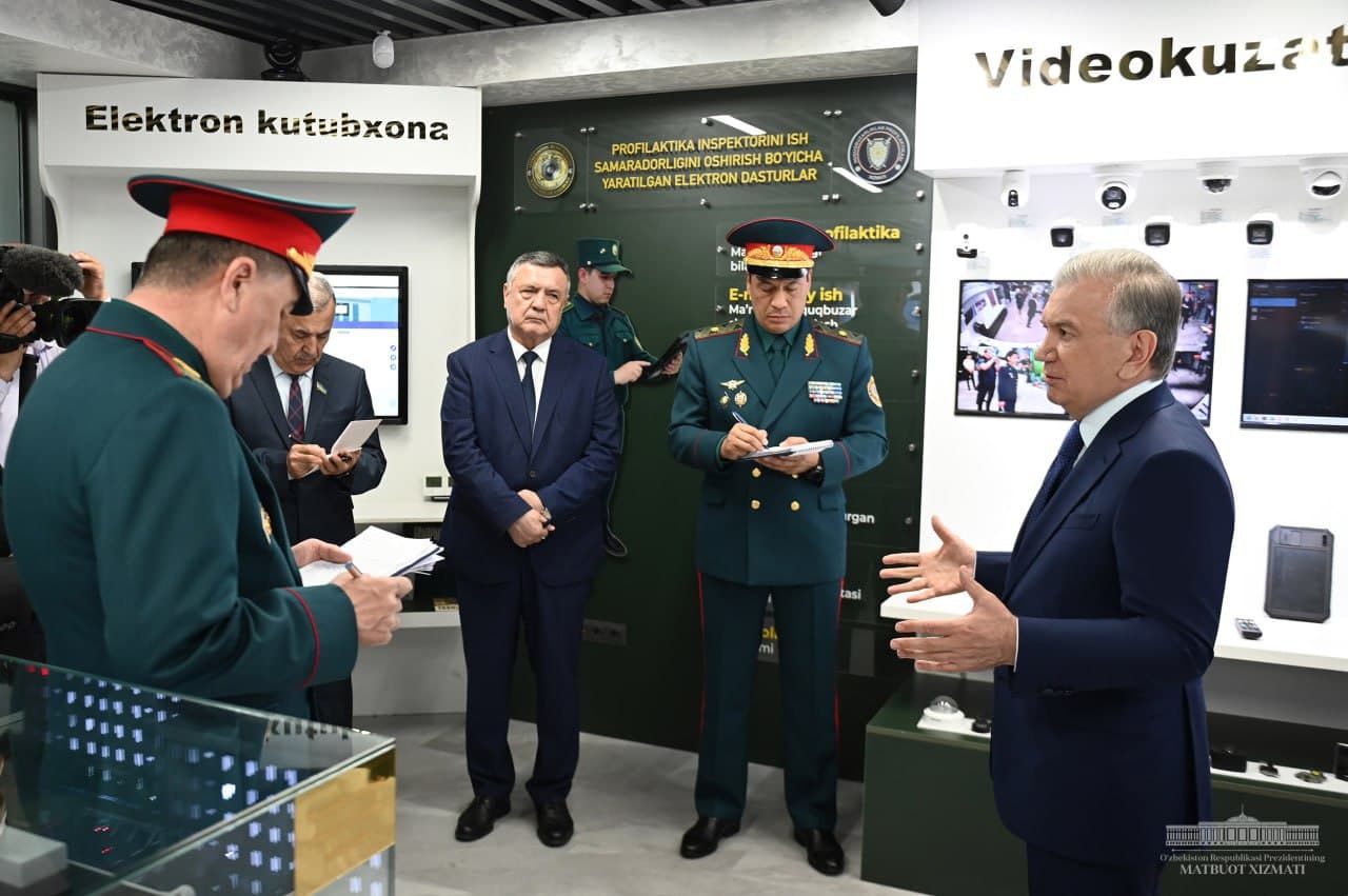 Президент ознакомился с проводимой работой в сфере общественной безопасности