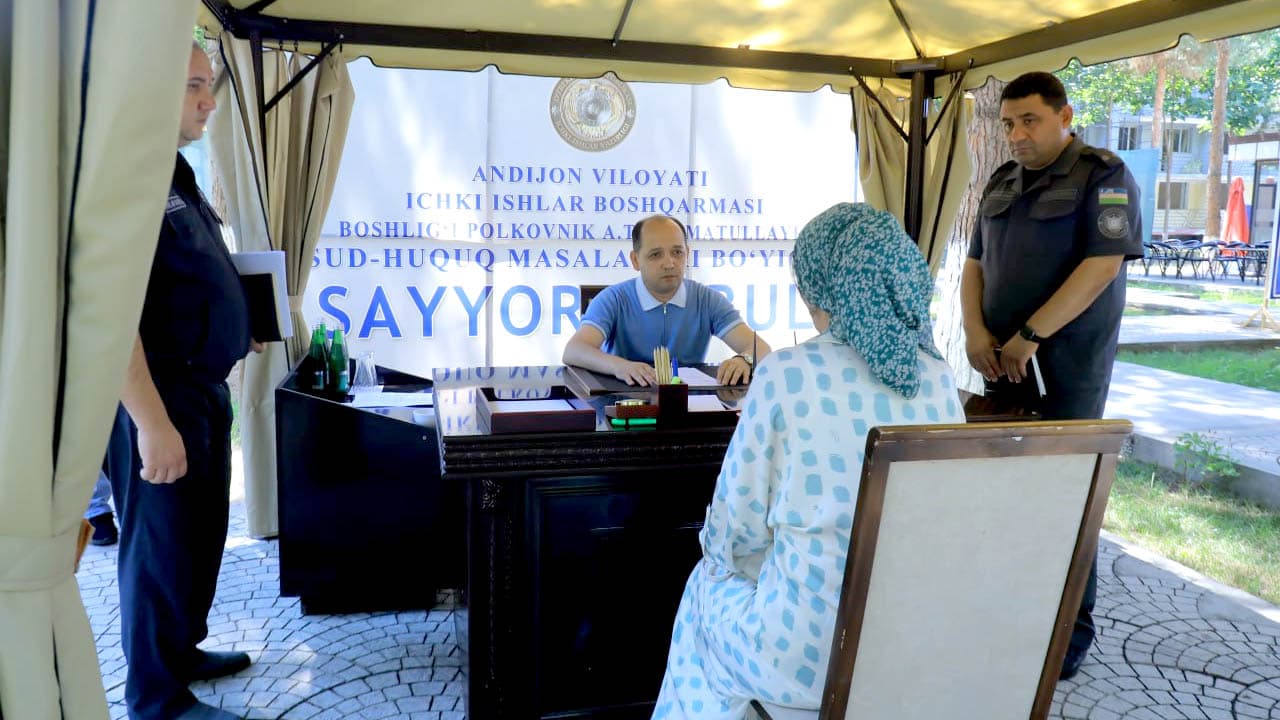 В Андижанской области рассмотрены обращения граждан по правовым вопросам