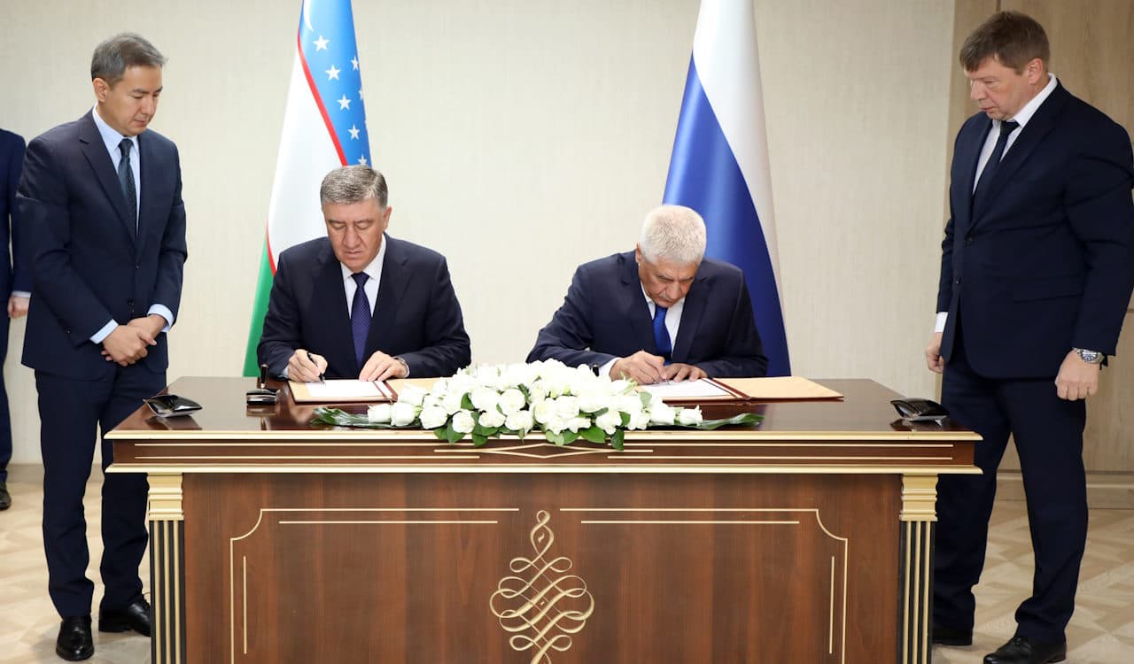 В Ташкенте состоялась официальная встреча министра внутренних дел Республики Узбекистан с министром внутренних дел Российской Федерации