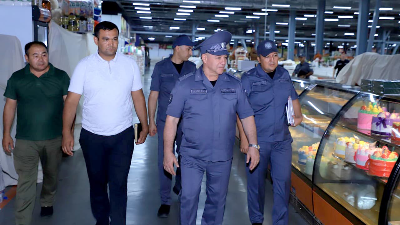 Ichki ishlar vaziri o‘rinbosari general-mayor B.Yu.Mirzaraximov poytaxtimizning Yakkasaroy va Bektemir tumanlarida o‘rganishlar olib bordi