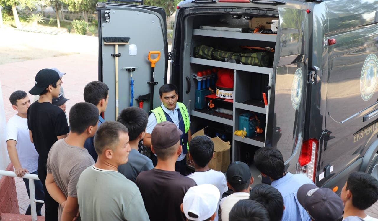 Surxondaryo viloyati Muzrabot tumanida IIB tomonidan “Otaliqqa olingan yoshlar” Ekspert-kriminalistika sohasi sir sinoatlari bilan tanishishdi