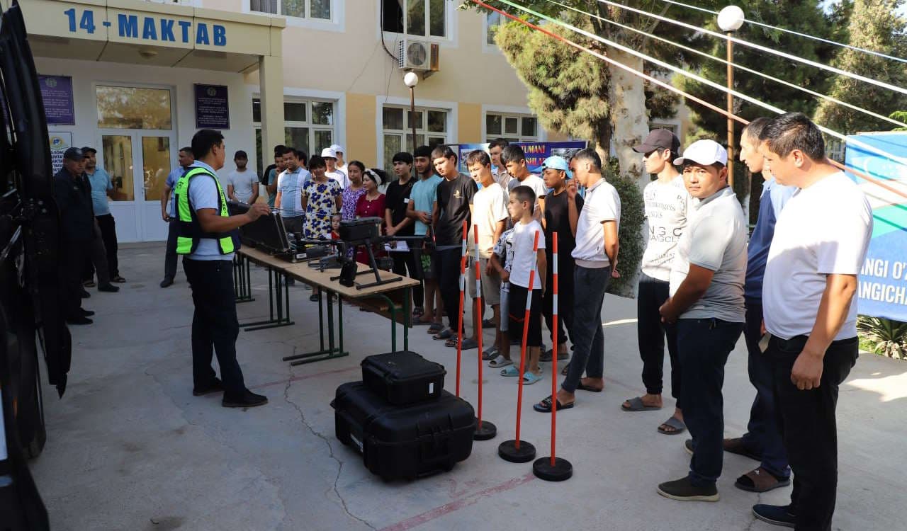 Surxondaryo viloyati Muzrabot tumandagi «Otaliqqa olingan yoshlar» Ekspert-kriminalist sohasi bilan yaqindan tanishishdi