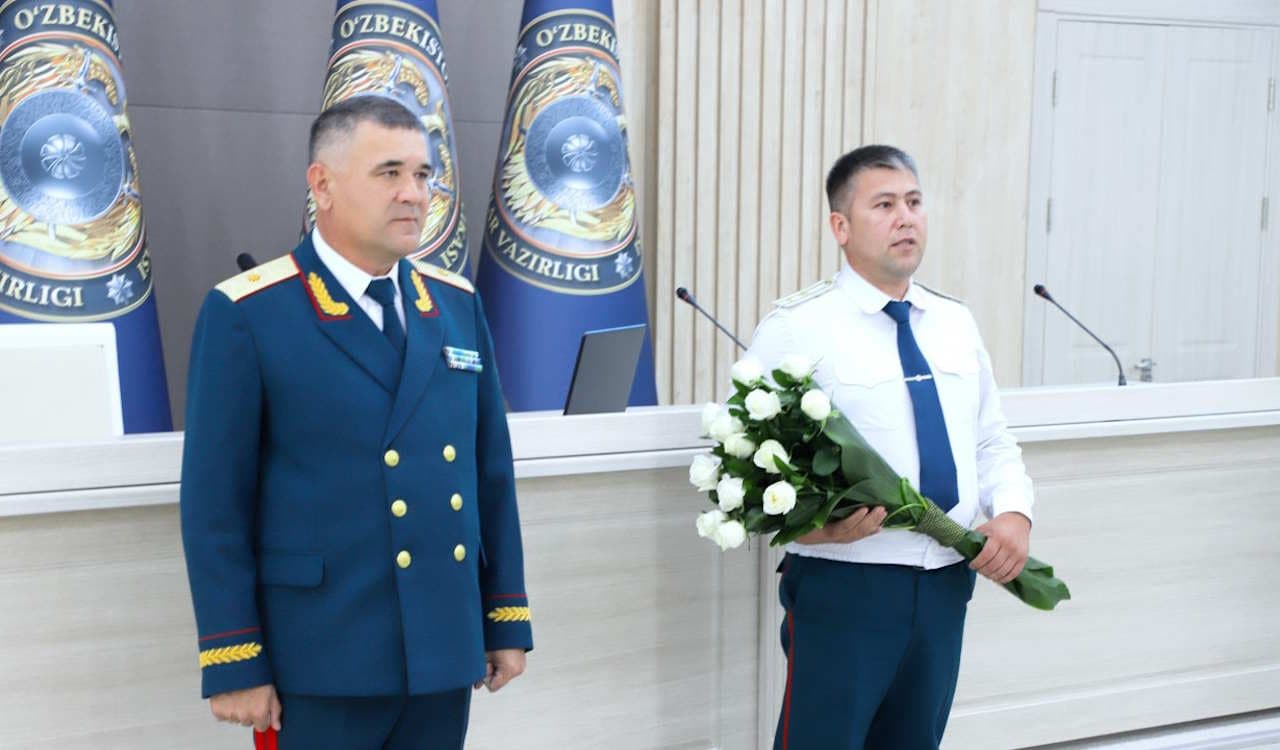 Тошкент вилояти ИИББда Мустақиллигимизнинг 33 йиллигига бағишланган тантанали байрам тадбири ўтказилди