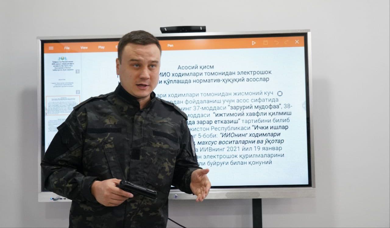 Сурхондарё вилояти ИИБ ЖХХ Йўл ҳаракати хавфсизлиги ходимлари иштирокида ўқув машғулоти ўтказилди