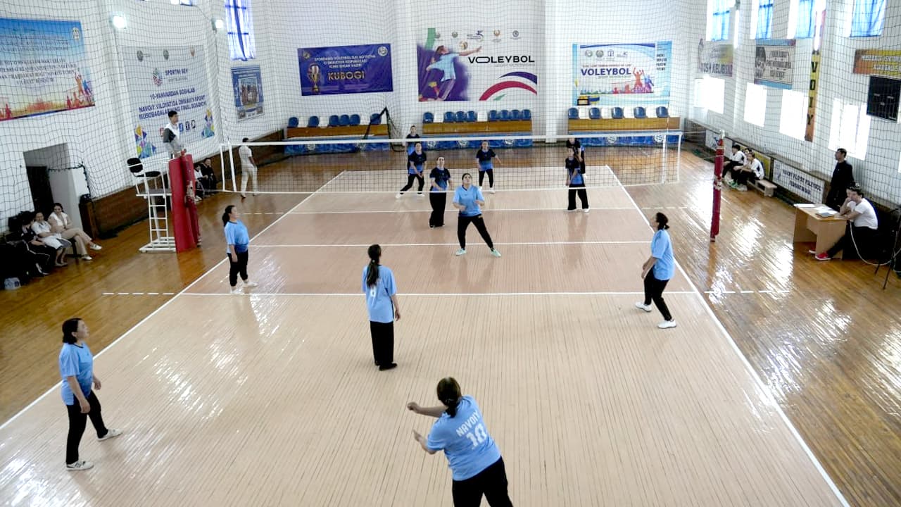 Navoiy viloyati IIB xodimalari ishtirokida voleybol musobaqasi oʻtkazildi