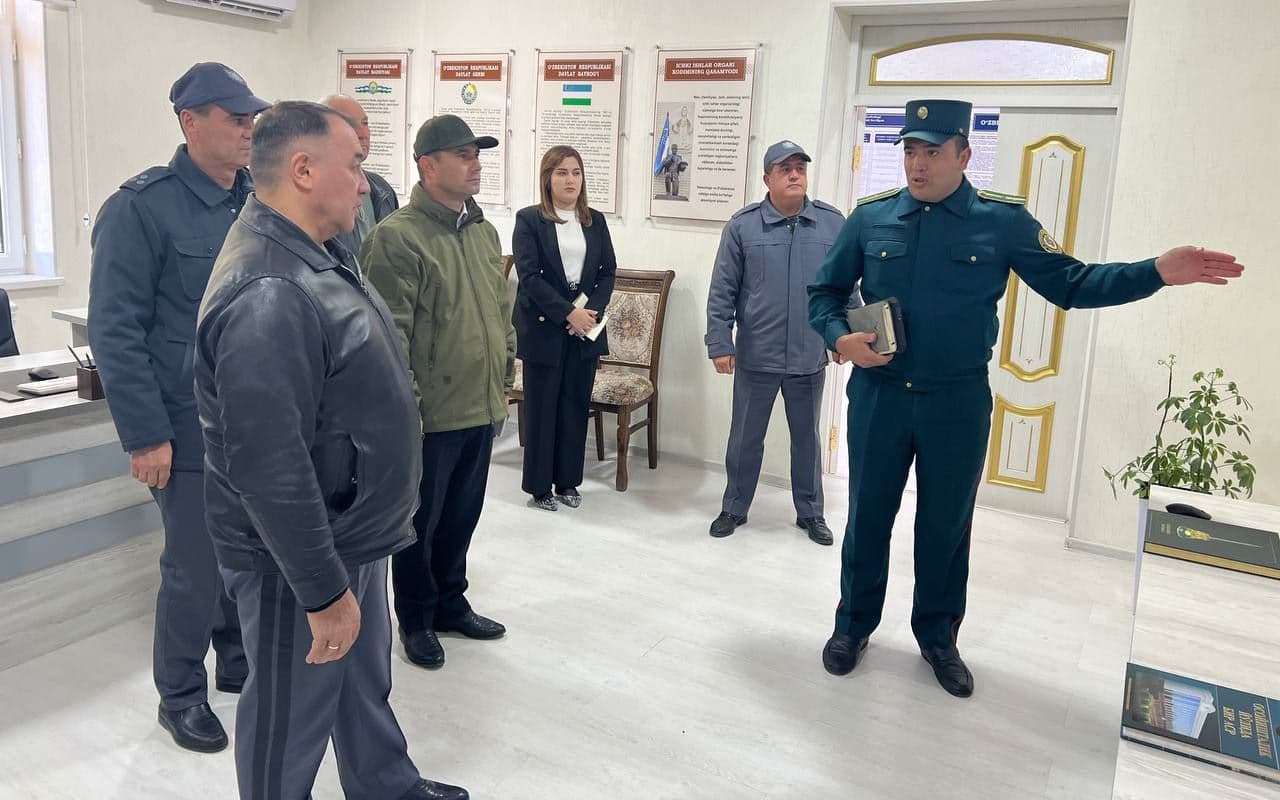 Вазири ўринбосари генерал-майор Баходир Мирзарахимов Хоразм вилояти Хива туманидаги ўрганишлари тафсилоти