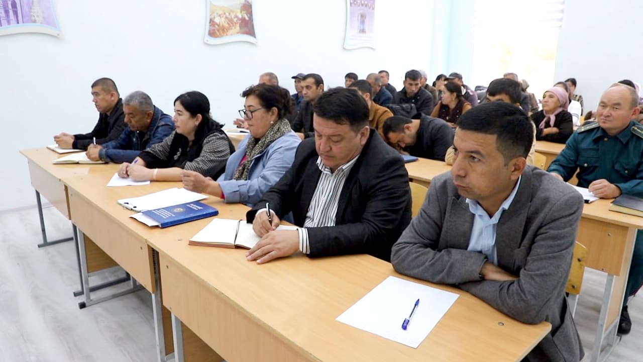 Қашқадарё вилояти Шаҳрисабз шаҳрида аҳоли мурожаатларини ўрганиш ва амалий ёрдам кўрсатиш мақсадида сайёр қабул бўлиб ўтди