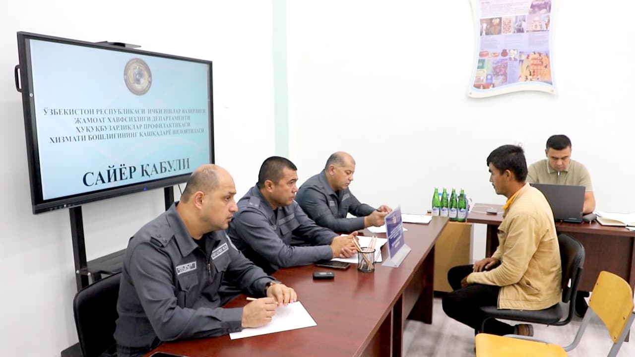 Қашқадарё вилояти Шаҳрисабз шаҳрида аҳоли мурожаатларини ўрганиш ва амалий ёрдам кўрсатиш мақсадида сайёр қабул бўлиб ўтди