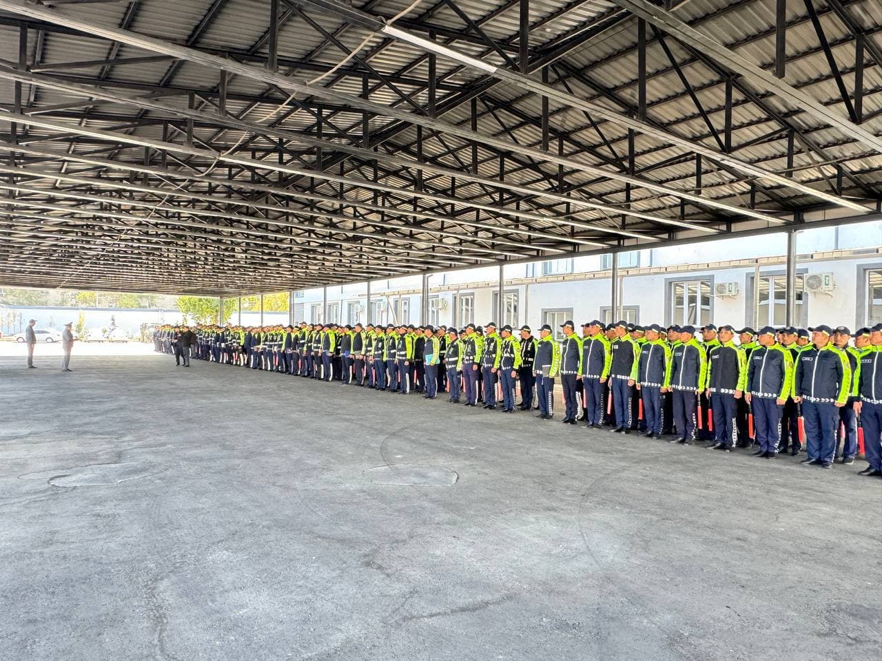 IIV Yoʻl harakati xavfsizligi xizmati boshligʻi polkovnik Sherzod Ibragimov Toshkent shahar IIBB YPX brigadasiga tashrif buyurdi