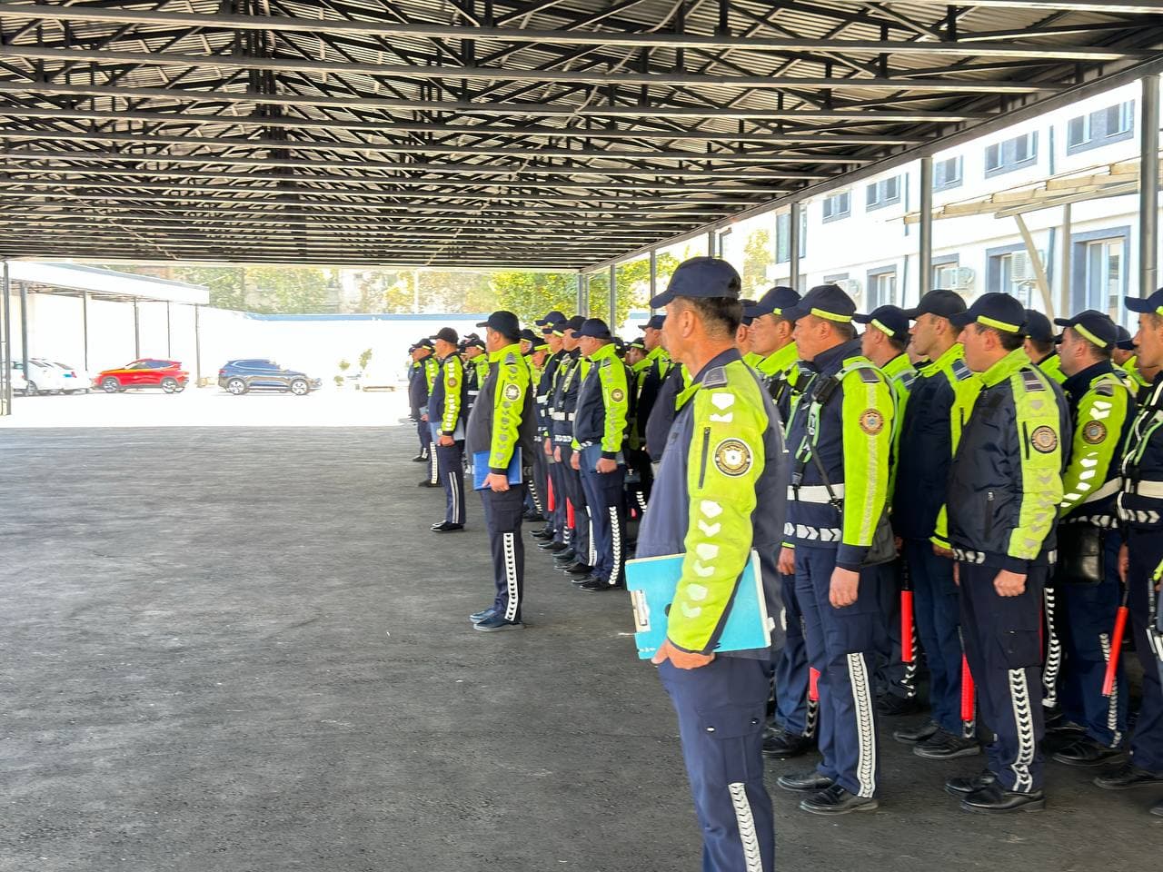 IIV Yoʻl harakati xavfsizligi xizmati boshligʻi polkovnik Sherzod Ibragimov Toshkent shahar IIBB YPX brigadasiga tashrif buyurdi