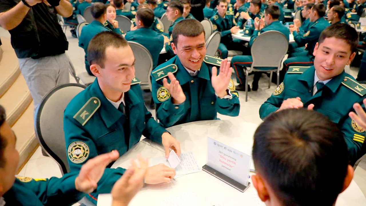 “Заковат” интеллектуал ўйини пойтахтимиздаги “Заковат арена”да Ички ишлар ходимлари куни муносабати билан уюштирилди