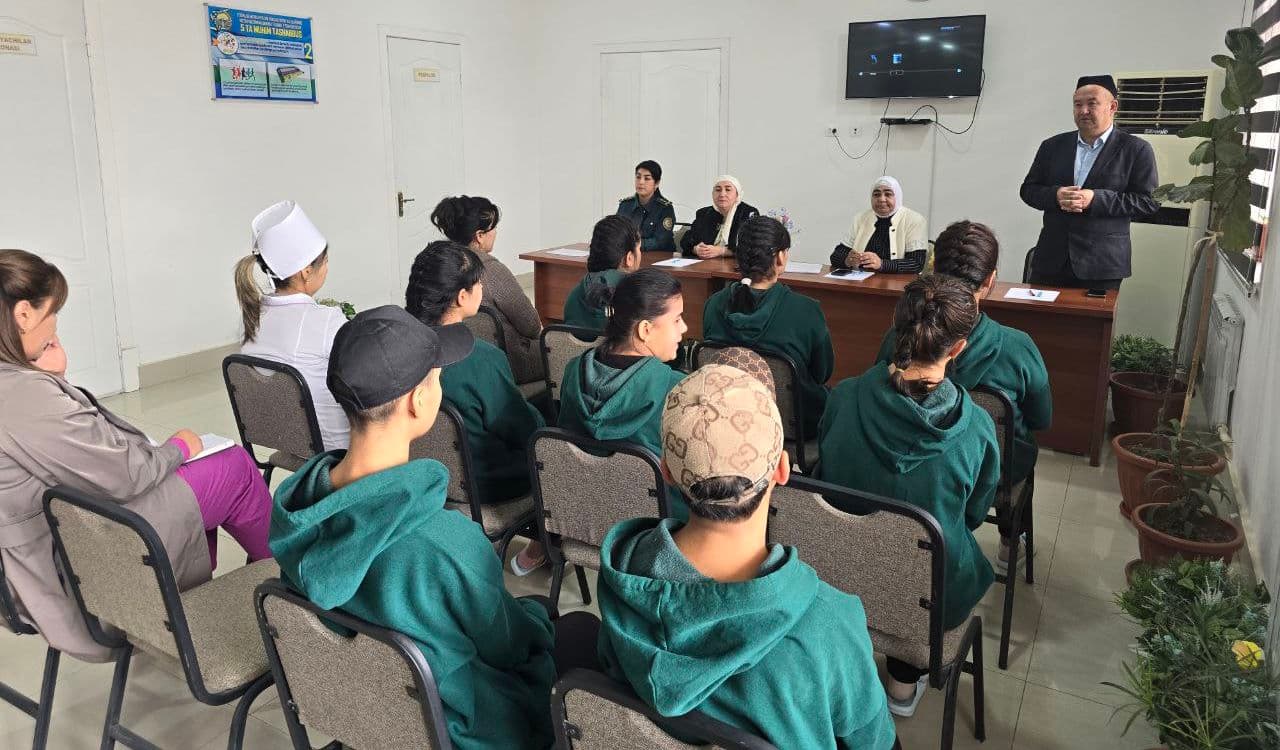 В рамках профилактического мероприятия ”Келажак сари”, проводимого в Сурхандарье, организованы круглые столы