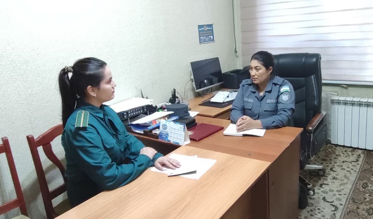 Andijon viloyati ichki ishlar organlarida xizmat olib borayotgan ayol xodimlarning ish faoliyatlari hamda yashash sharoitlari yaqindan oʻrganilmoqda