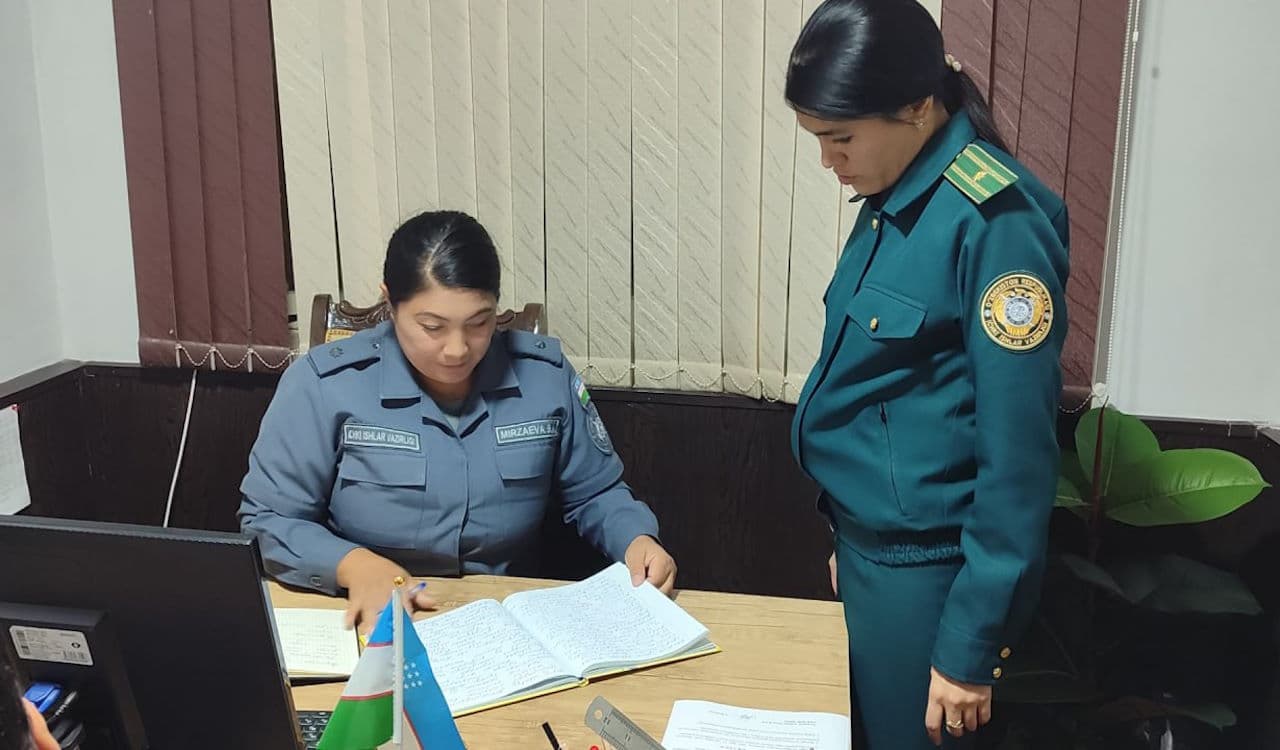 Andijon viloyati ichki ishlar organlarida xizmat olib borayotgan ayol xodimlarning ish faoliyatlari hamda yashash sharoitlari yaqindan oʻrganilmoqda