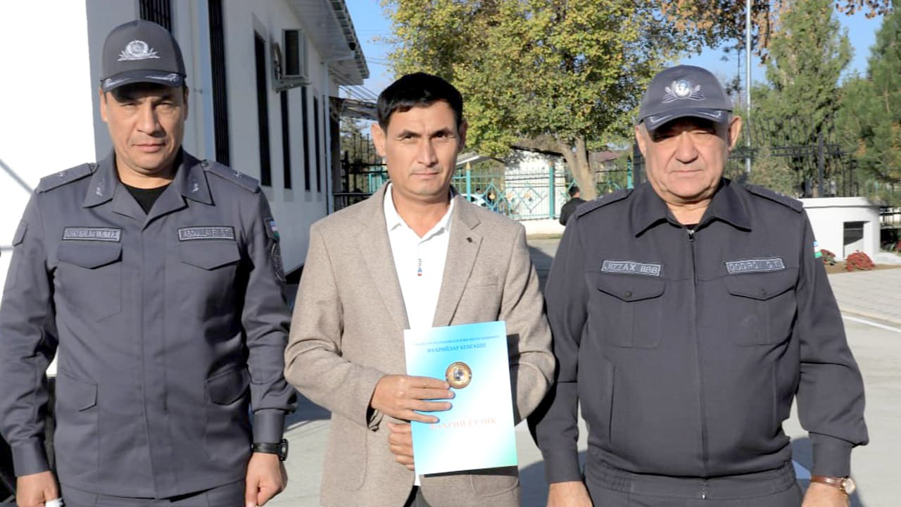 Жиззах вилояти Пахтакор тумани ички ишлар бўлими ҳудудида 14 та хонага эга қўшимча маъмурий бино ҳамда вақтинча сақлаш ҳибсхонаси бунёдга келтирилди