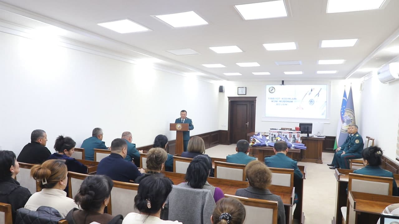 The medical personnel of the Kashkadarya regional internal affairs department were awarded